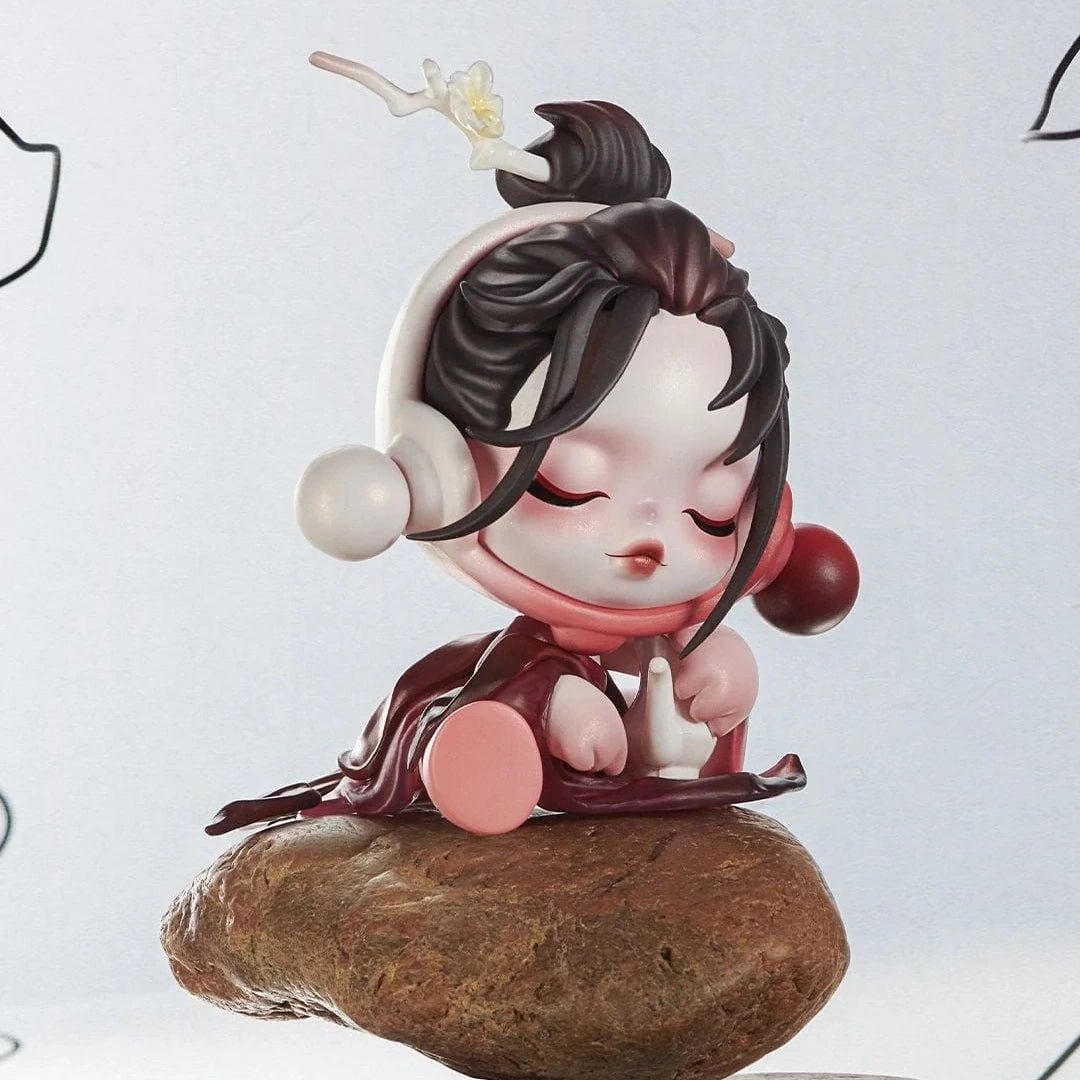 SKULLPANDA - The Ink Plum Blossom Series - kosbling-ip-skullpanda