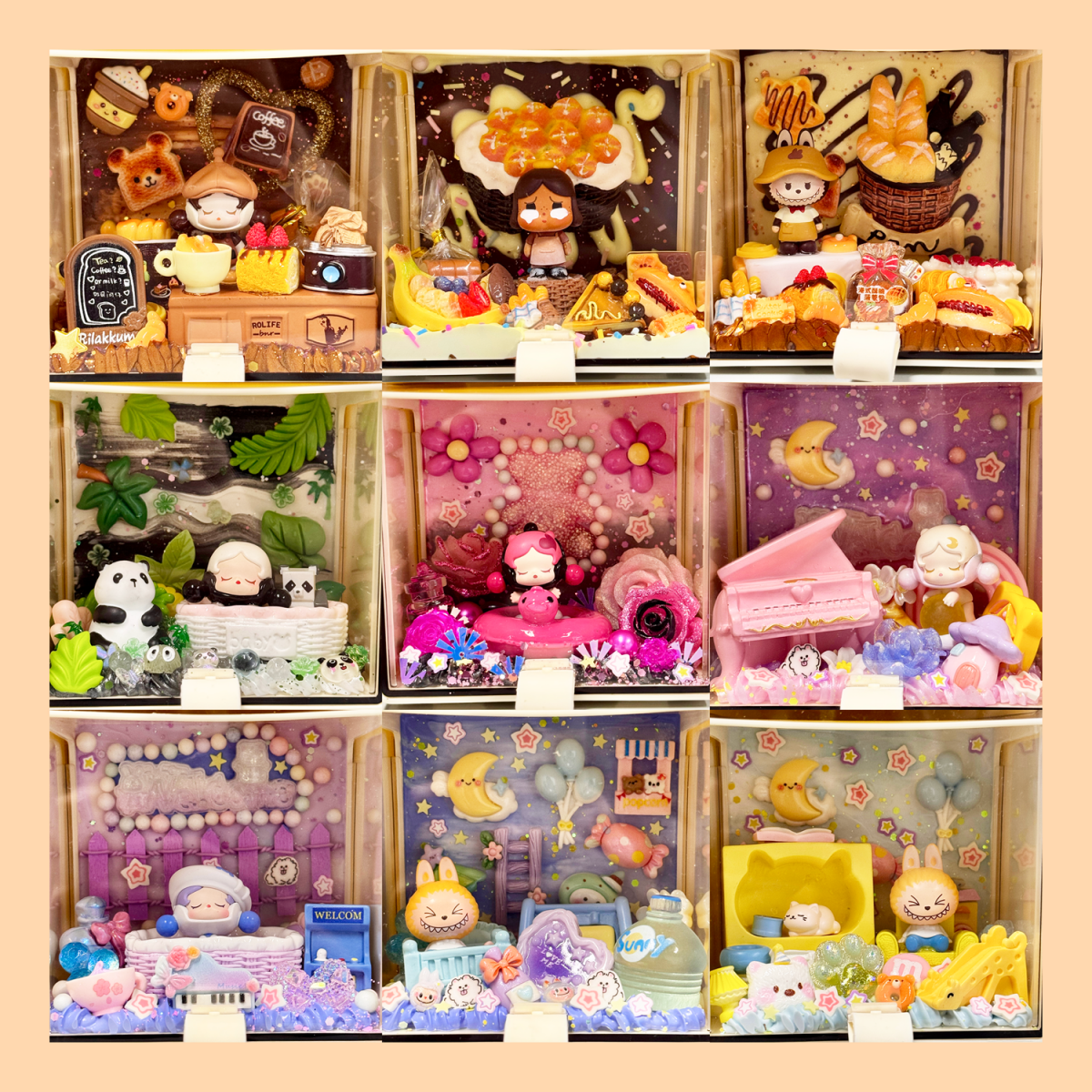 Small Storage Drawer with Cream Glue Doll Diy - Kosbling Handmade Blind Bag - kosbling-ready-to-ship