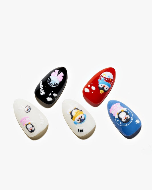 Snowcap Buddy — Handmade Nails - kosbling-kb-design-reference