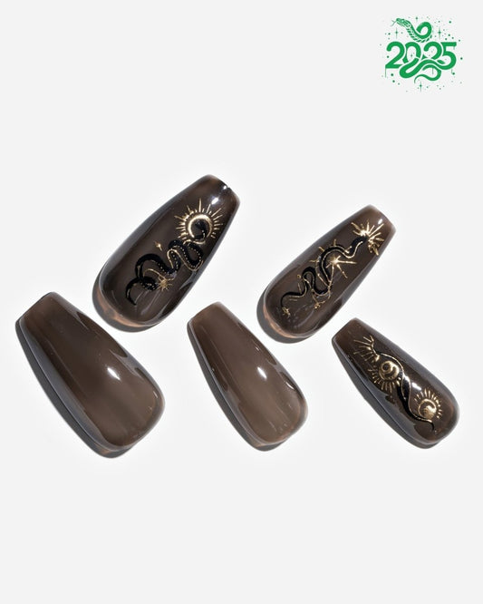 Starry Snake — Handmade Nails - kosbling-kb-design-reference