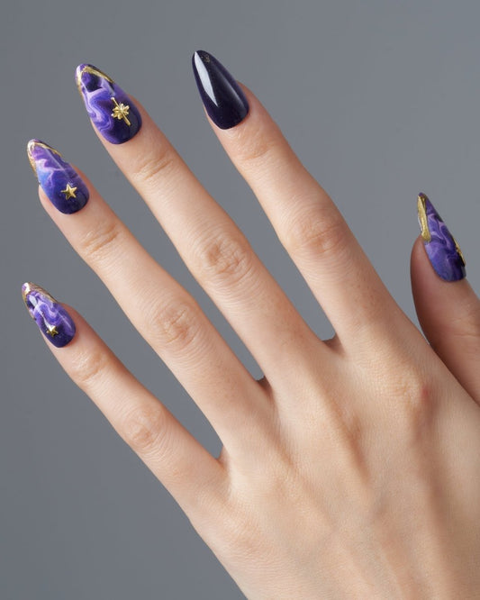 Starry Veil — Handmade Nails - kosbling-kb-design-reference