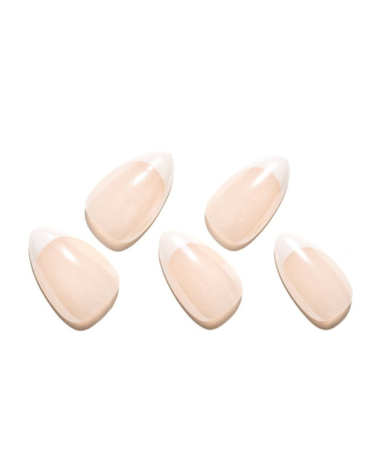Tender Gaze / Short Almond — Handmade Nails - kosbling-kb-design-reference