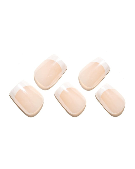 Tender Gaze / Short Square — Handmade Nails - kosbling-kb-design-reference