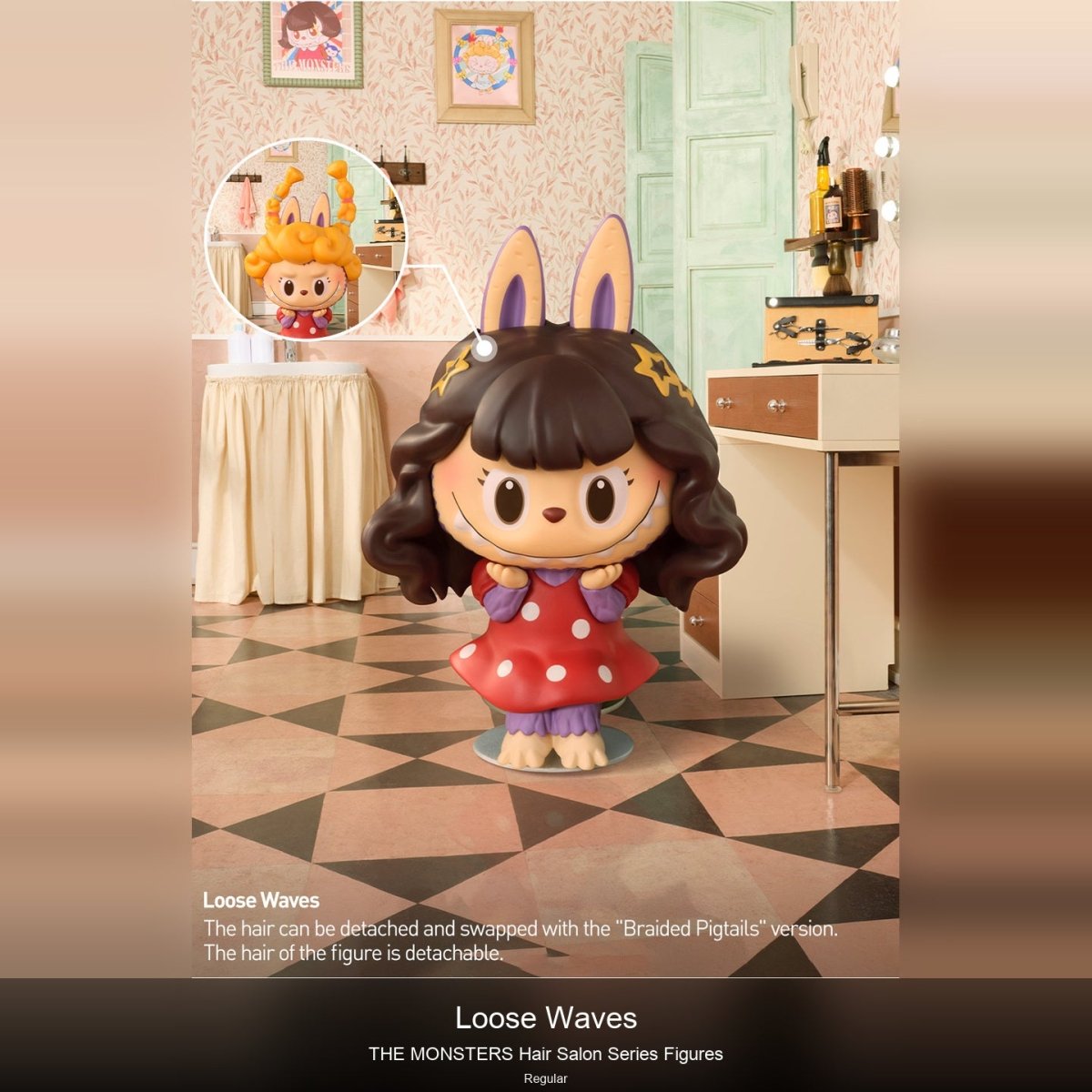 The Labubu Monsters-Hair Salon Series Figures - kosbling-ip-labubu