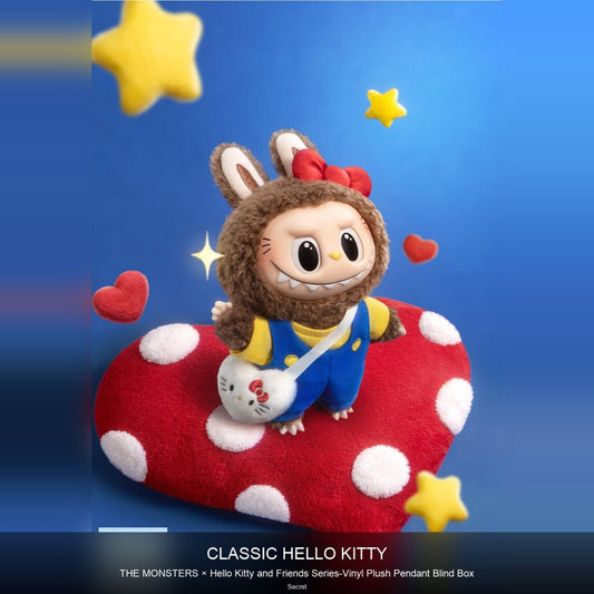 The Labubu Monsters-Hello Kitty and Friends Series-Vinyl Plush Pendant Blind Box - kosbling-ip-labubu