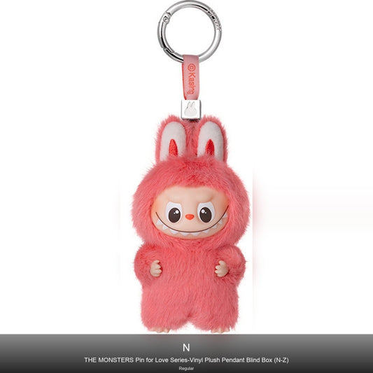 The Labubu Monsters-Pin for Love Series-Vinyl Plush Pendant Blind Box (N-Z) - kosbling-ip-labubu