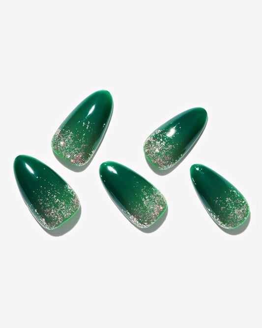 Thermo / Green Forest — Handmade Nails - kosbling-kb-design-reference