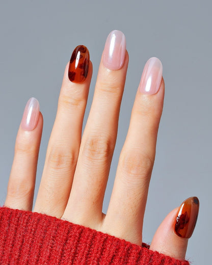 Toffee Twinkle — Handmade Nails - kosbling-kb-design-reference