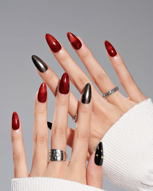 Volcanic Mirror — Handmade Nails - kosbling-kb-design-reference
